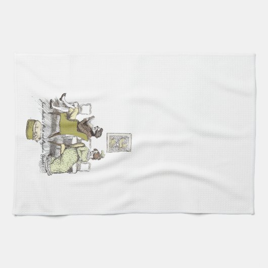 Geschil in vexing - Jane Austen Pride & Prejudice Theedoek (Horizontaal)