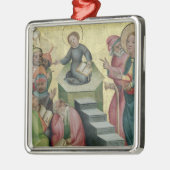 Geschil met de dokters, 1400/10 metalen ornament (Links)