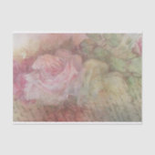 geschilde Rozen handschrift Tissuepapier (Voorkant)