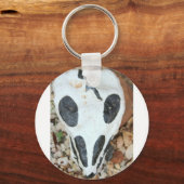 geschilde schedel sleutelhanger (Voorkant)