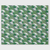 Geschilderd 14 Ball patroon Cadeaupapier (Vlak)