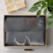 Geschilderd Amerikaans Indisch Paard Decoupage Tissuepapier (Geschenk)