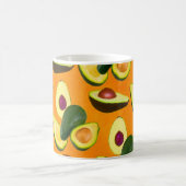 Geschilderd Avocado Patroon Koffiemok (Center)