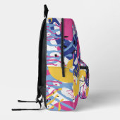 Geschilderd. Bedrukte Rugzak (Links)