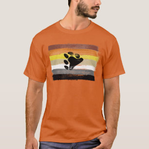 Geschilderd Beer Pride T-Shirt