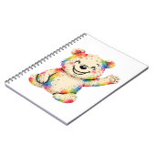 Geschilderd beren notitieboek (Linkerzijde)