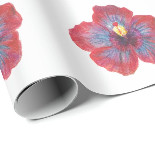 Geschilderd bloemsteen inpakpapier, 30 in x 6 ft cadeaupapier (Rol Hoek)