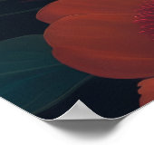 Geschilderd boeket van bloemen vet 4:3 poster (Hoek)