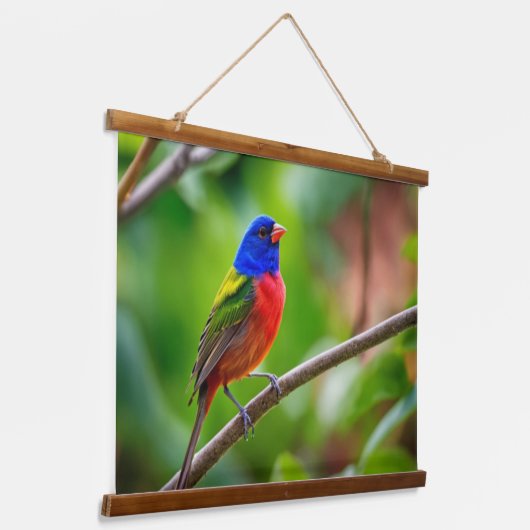 Geschilderd Bunting Wall Tapestry Hangend Wandkleed (Gebogen)