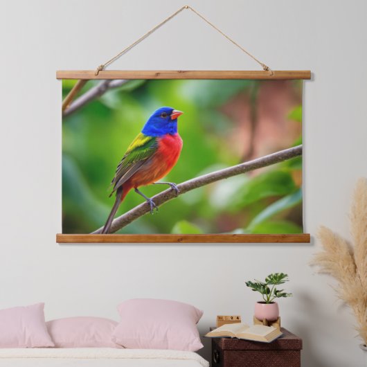 Geschilderd Bunting Wall Tapestry Hangend Wandkleed (Slaapkamer)