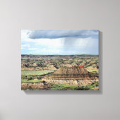 Geschilderd Canyon in de Bandlands van North Dakot Canvas Afdruk (Voorkant)