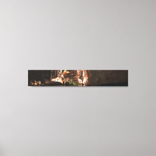 Geschilderd Canyon Panorama Canvas Afdruk