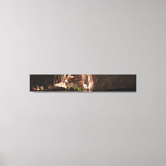 Geschilderd Canyon Panorama Canvas Afdruk (Voorkant)