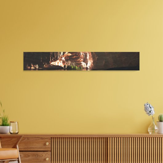 Geschilderd Canyon Panorama Canvas Afdruk (Insitu (Woonkamer))
