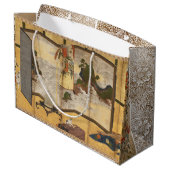 Geschilderd Coromandel veranderend scherm Groot Cadeauzakje (Achterkant Gekanteld)