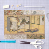 Geschilderd Coromandel veranderend scherm Tissuepapier (Craft)