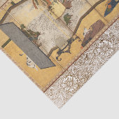 Geschilderd Coromandel veranderend scherm Tissuepapier (Detail)