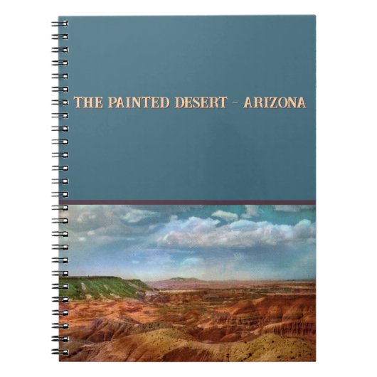 Geschilderd Desert Notitieboek (Voorkant)