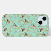 geschilderd Europees Robin vogelpatroon Case-Mate iPhone Case (Achterkant (horizontaal))