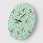  geschilderd Europees Robin vogelpatroon Grote Klok (Hoek)