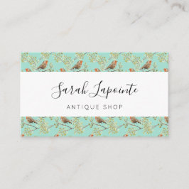  geschilderd Europees Robin vogelpatroon Visitekaartje