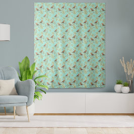  geschilderd Europees Robin vogelpatroon Wandkleed