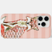 Geschilderd Fox Abstract Patroon Case-Mate iPhone Case (Achterkant (horizontaal))