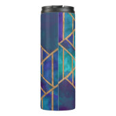 Geschilderd geometrisch thermosbeker (Achterkant)