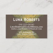 Geschilderd Goud Visitekaartje (Achterkant)