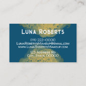 Geschilderd Goud Visitekaartje (Achterkant)