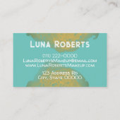 Geschilderd Goud Visitekaartje (Achterkant)