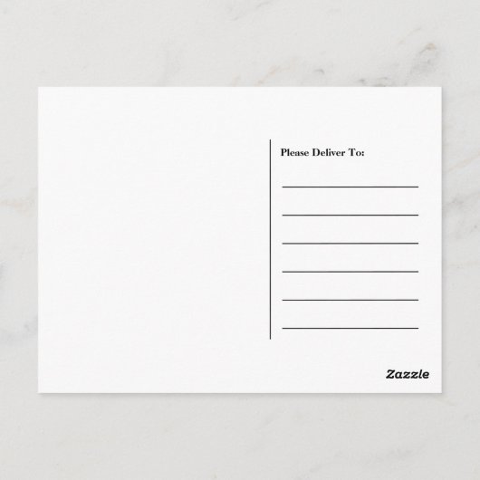 Geschilderd hart, uitnodiging van de Thanksgiving (Achterkant)