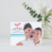 Geschilderd hartritme Opslaan het Briefkaart Datum (Staand voorkant)