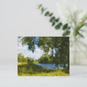 Geschilderd Havel rivierlandschap in Havelland reg Briefkaart (Staand voorkant)