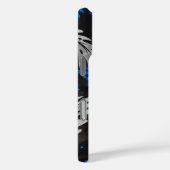 Geschilderd Hibiscus Hawaiian Floral Royal Blue Case-Mate iPhone Case (Achterkant / Rechts)