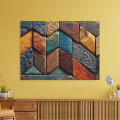 Geschilderd hout canvas kunst (Insitu (Woonkamer))