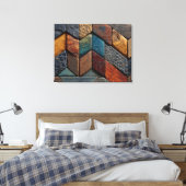 Geschilderd hout canvas kunst (Insitu (Slaapkamer))