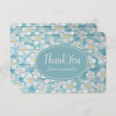 Geschilderd houten hek dank u bedankkaart (Voorkant / Achterkant)