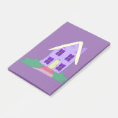 geschilderd huis post-it® notes (Schuin)