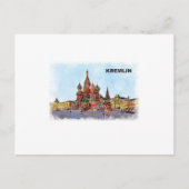 geschilderd Kremlin Briefkaart (Voorkant)