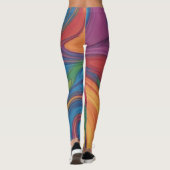 Geschilderd Leggings (Achterkant)