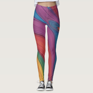 Geschilderd Leggings