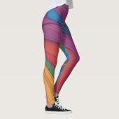 Geschilderd Leggings (Rechts)