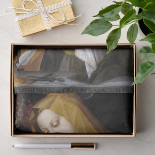 Geschilderd Madonna door Plautilla Nelli Tissuepapier (Geschenk)