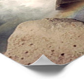 Geschilderd met Angels' vleugels Poster (Hoek)