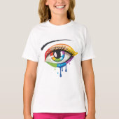 Geschilderd Oog T-shirt (Voorkant)