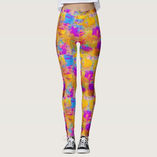 Geschilderd op mij Leggings (Voorkant)