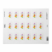 Geschilderd Pijn Label (Full Sheet)