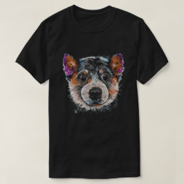 Geschilderd Puppy T-shirt