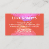 geschilderd regenboog Visitekaartje (Achterkant)